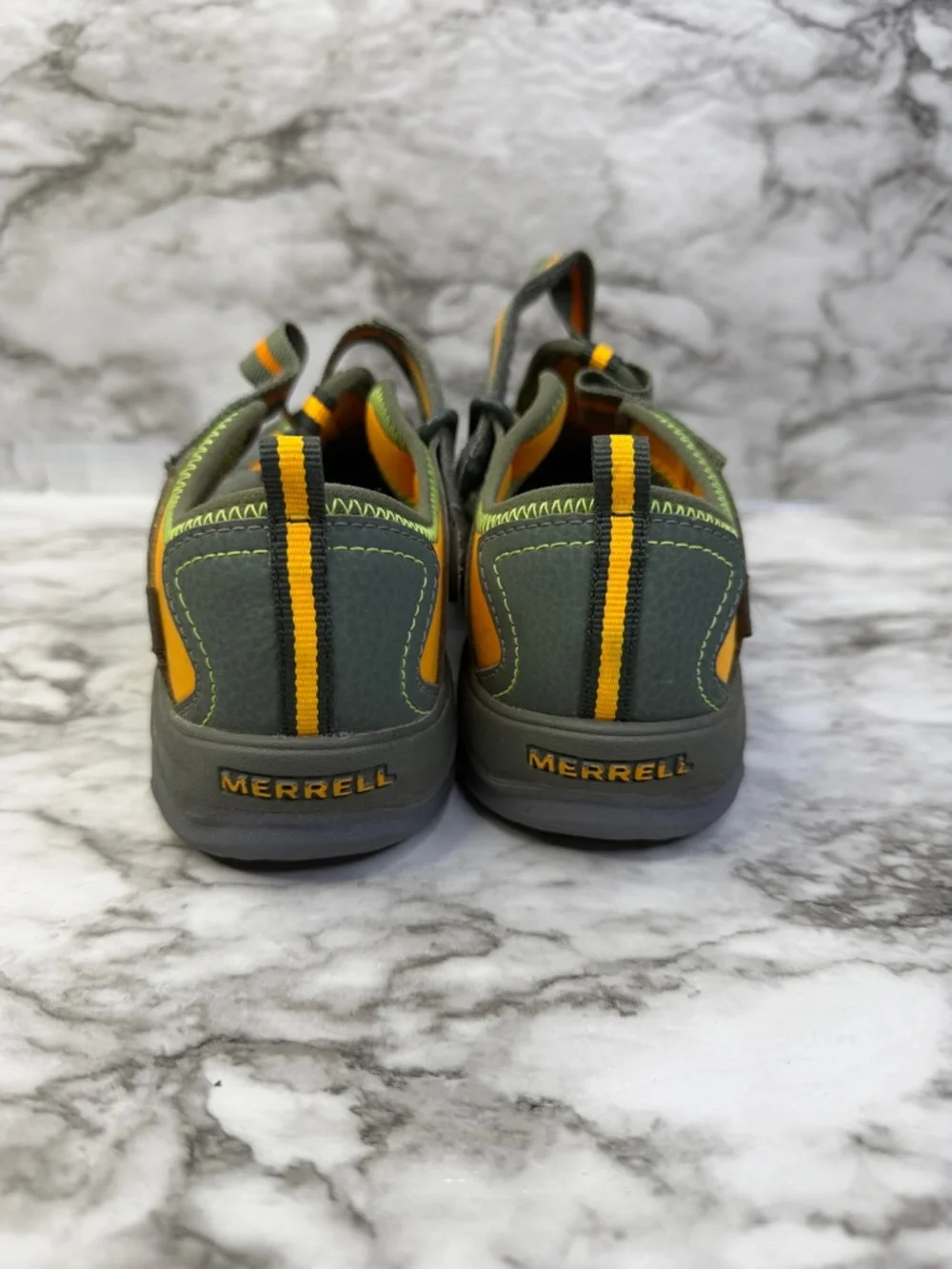 Merrell Hydro Olive Boys Youth Waterproof Shoes Sandals Size 3 US Medium